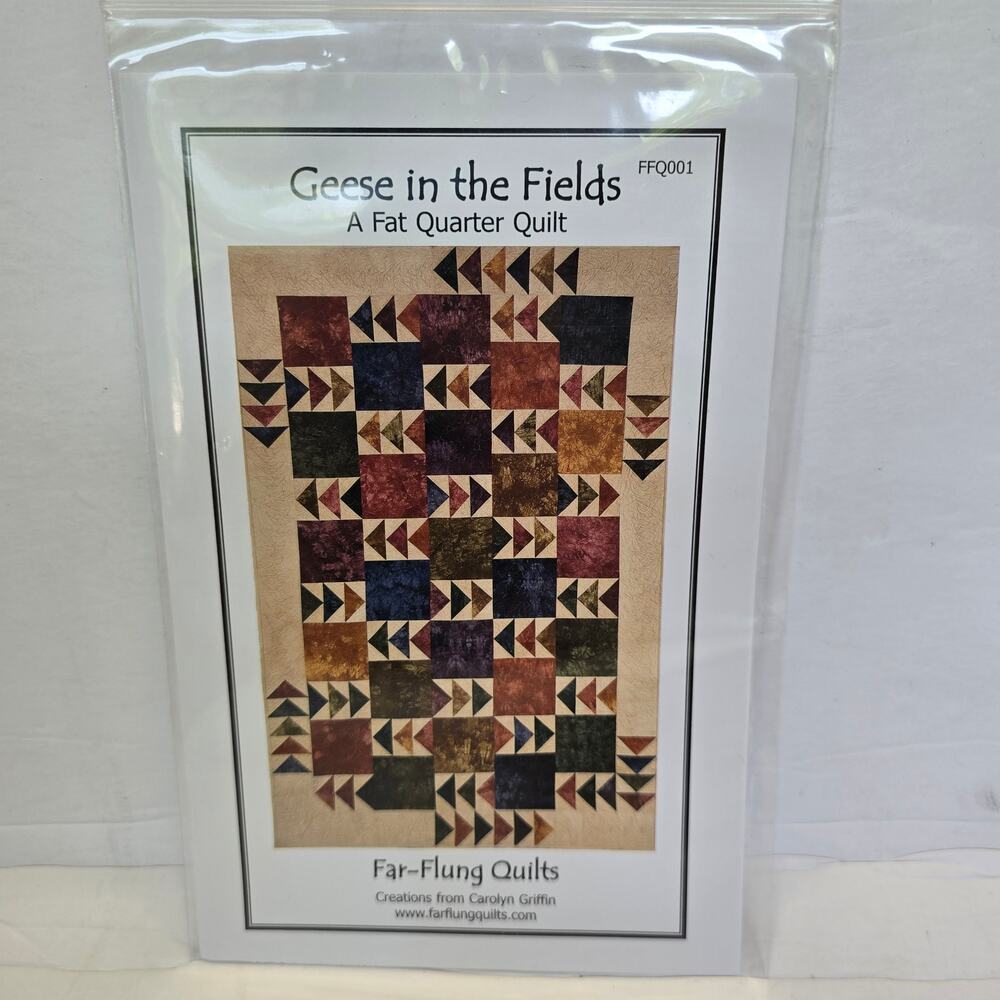 Far-Flung Quilts Carolyn Griffin Geese in the Fields Fat Quarter Quilt Pattern